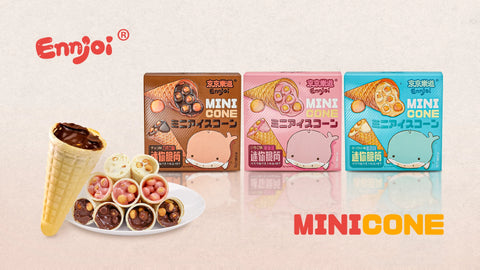 Ennjoi Chocolate Mini Cone Snack