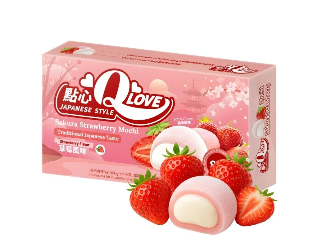 QLove Mochi Sakura Strawberry