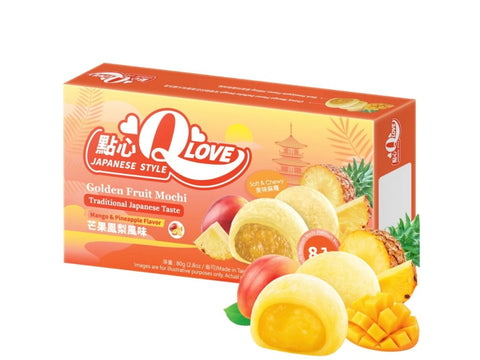 QLove Mochi Golden Fruit Premium Filling