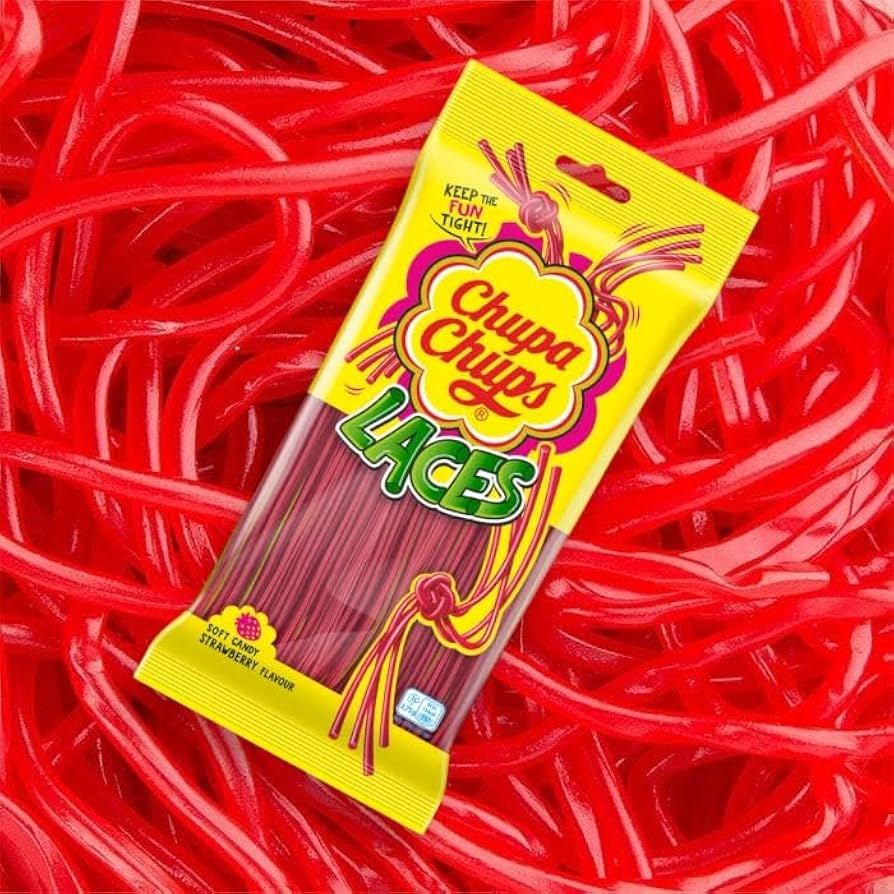 Chupa Chups Laces Strawberry