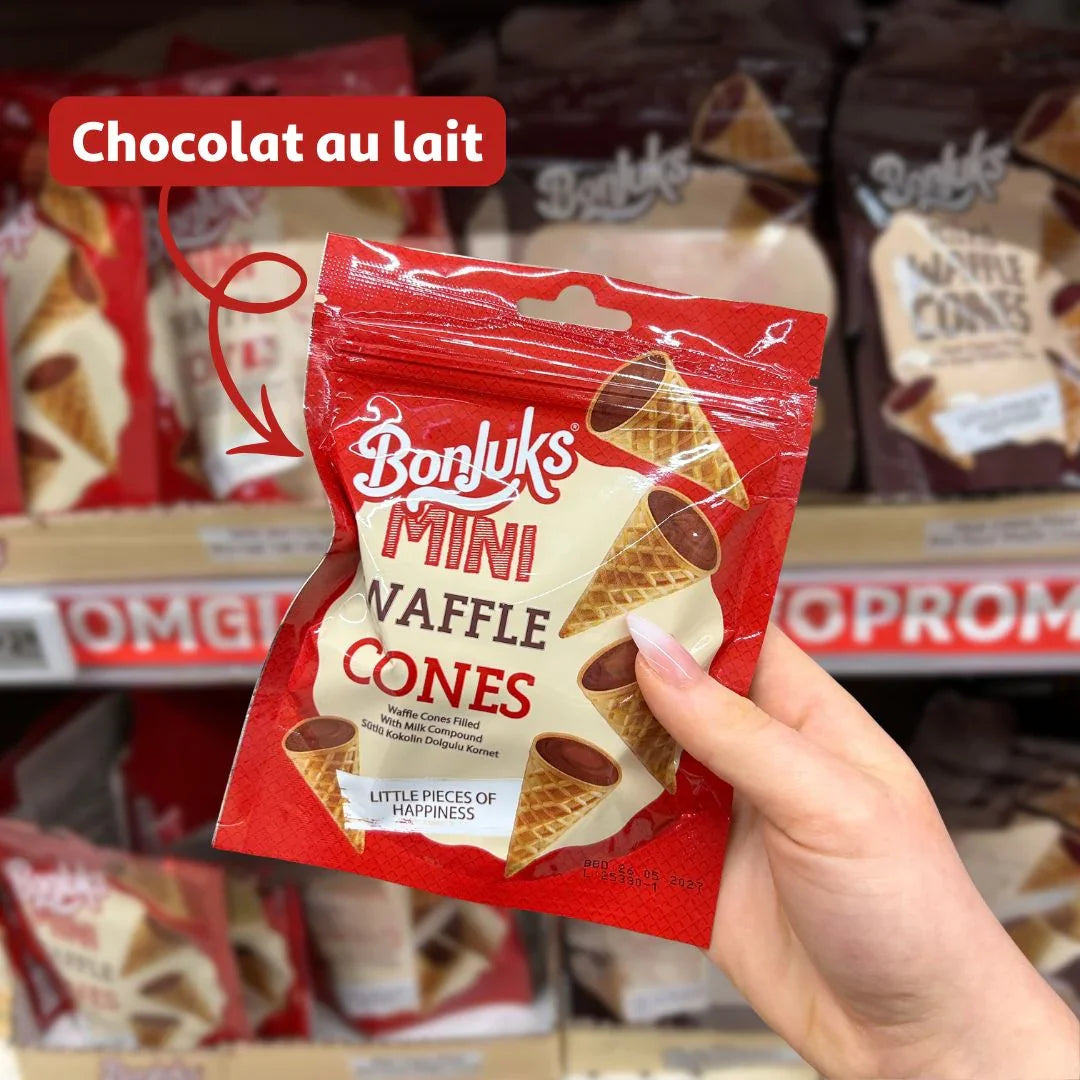 Mini Cones Gelado Milk Chocolate