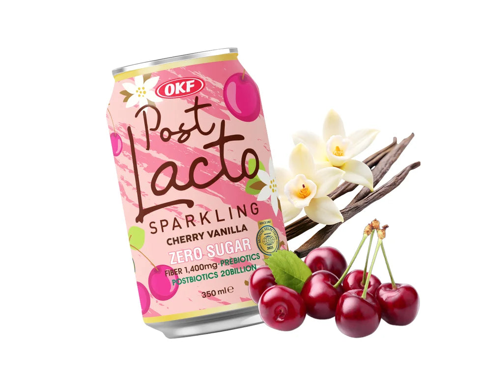 OKF PostLacto Zero Sugar Cherry Vanilla Sparkling