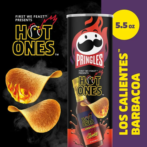 Pringles Hot Ones Los Calientes Barbacoa (Edição Especial)