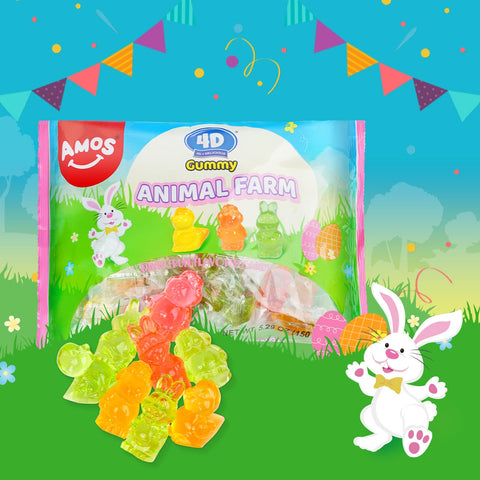Amos Gummy 4D Easter Bunnies