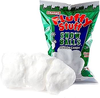 Charms Fluffy Stuff Snow Balls Cotton Candy