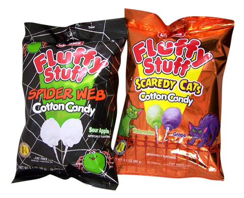 Charms Fluffy Stuff Spider Web Cotton Candy