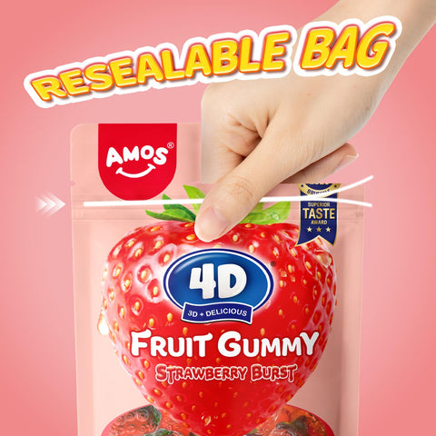 Amos Gummy 4D Strawberry