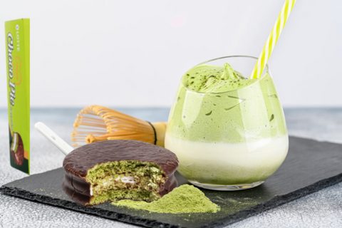 Lotte Choco Pie Green Tea