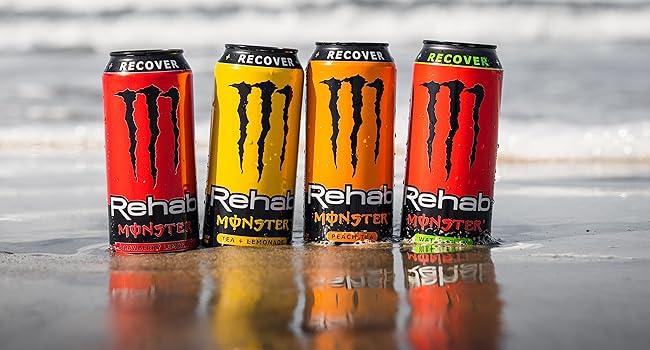 Monster Energy Rehab Peach Tea Canada 458ml