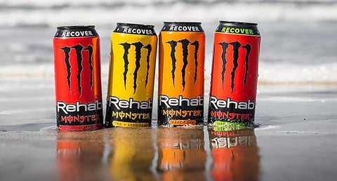 Monster Energy Rehab Peach Tea Canada 458ml