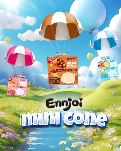 Ennjoi Chocolate Mini Cone Snack