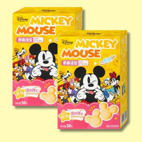 Mickey Milk Shaped Cookies