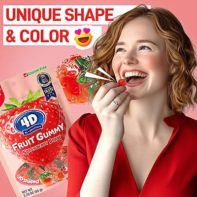 Amos Gummy 4D Strawberry