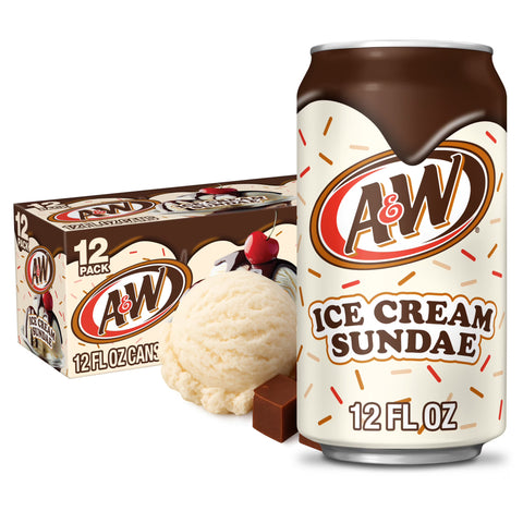 A&W Root Beer Ice Cream Sundae