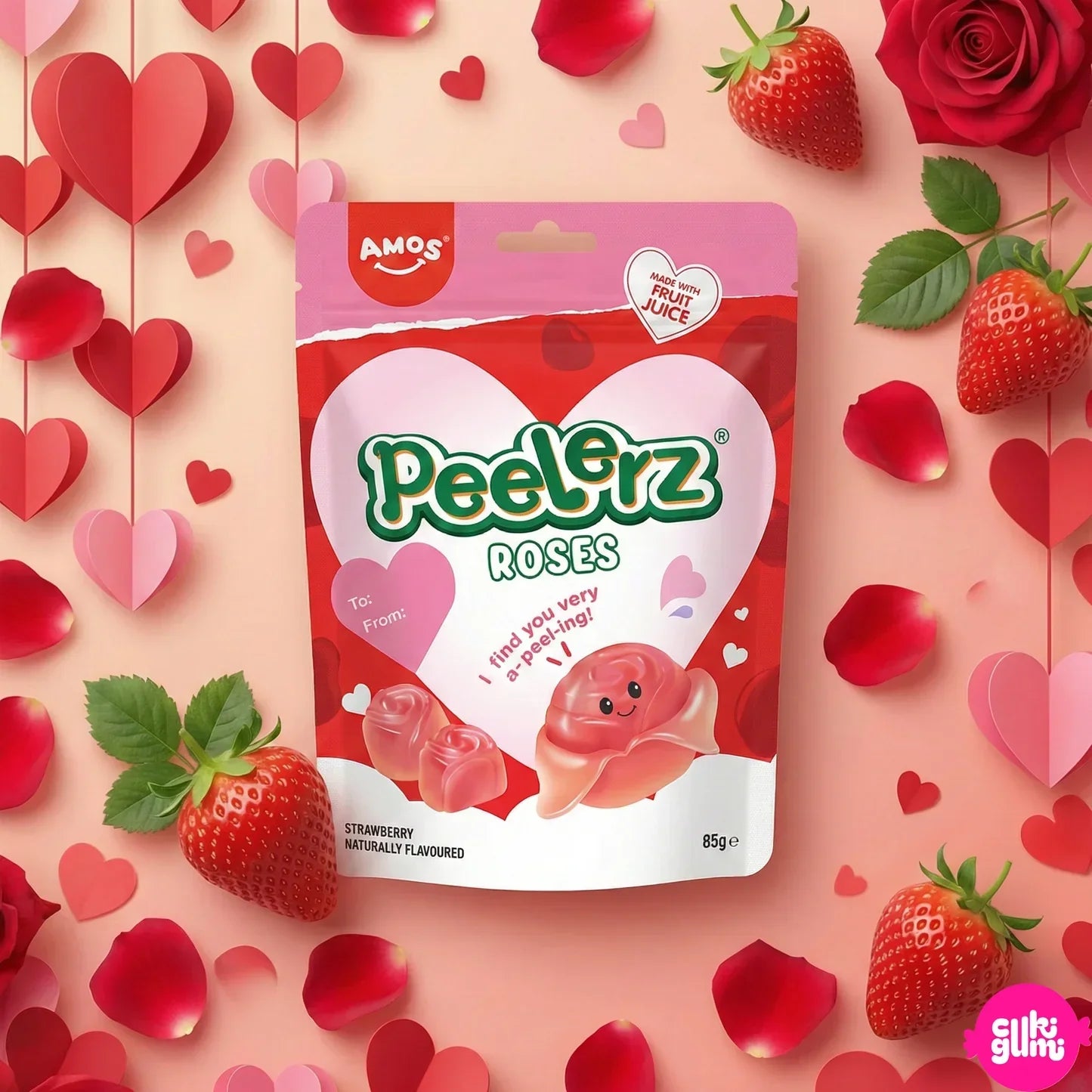 Amos Peelerz Gummy Roses