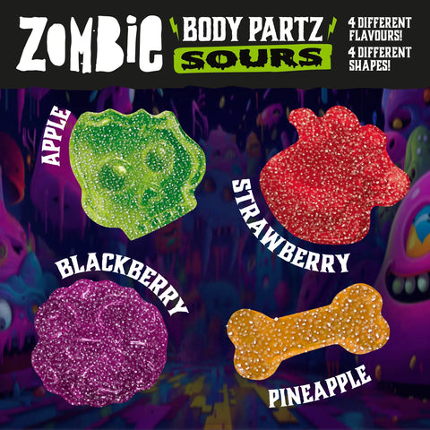 Zombie Body Partz Sours 90% Fruta