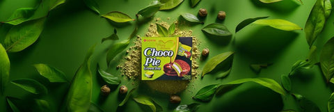 Lotte Choco Pie Green Tea