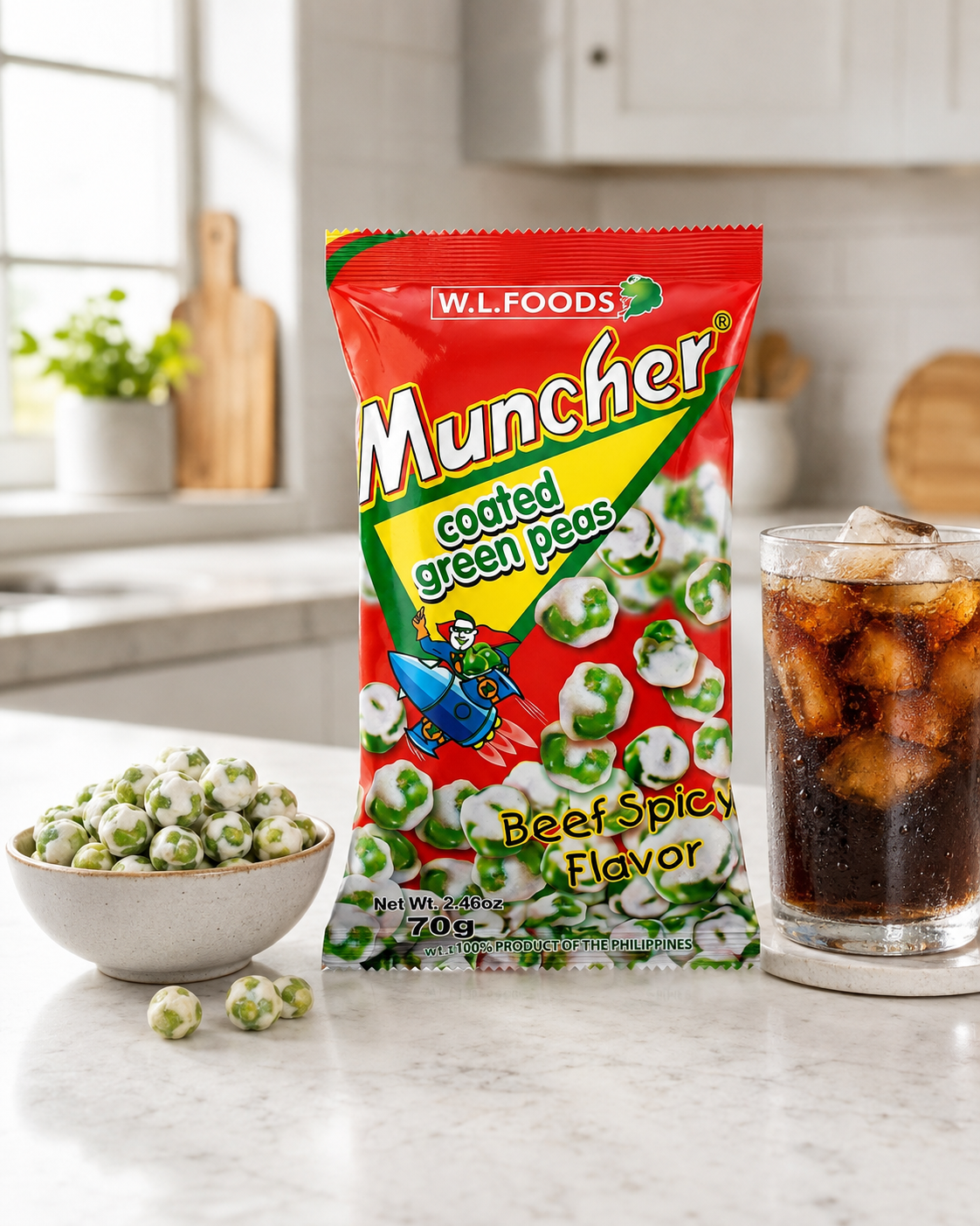 Muncher Coated Green Peas Spicy Beef