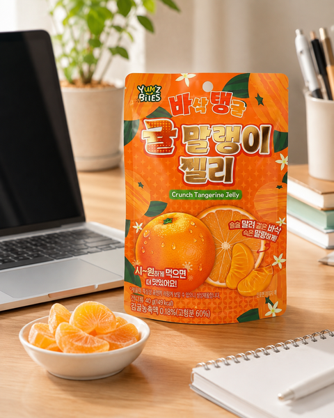 Yum'z Bites Crunch Tangerine Jelly