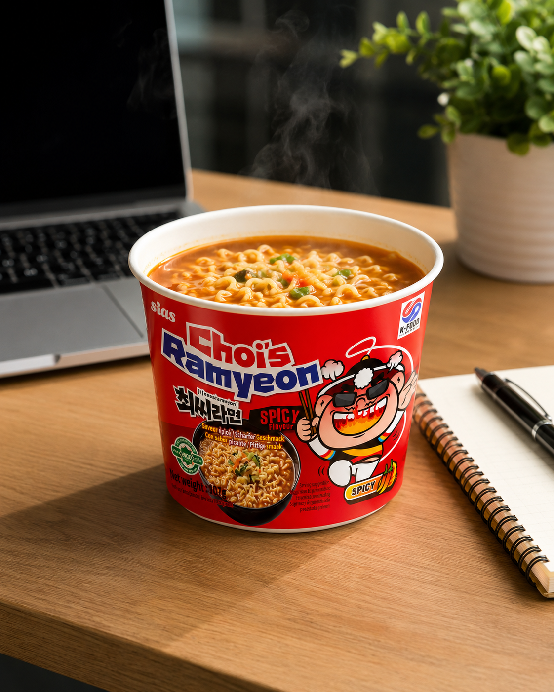 Choi's Ramyeon Spicy Noodles