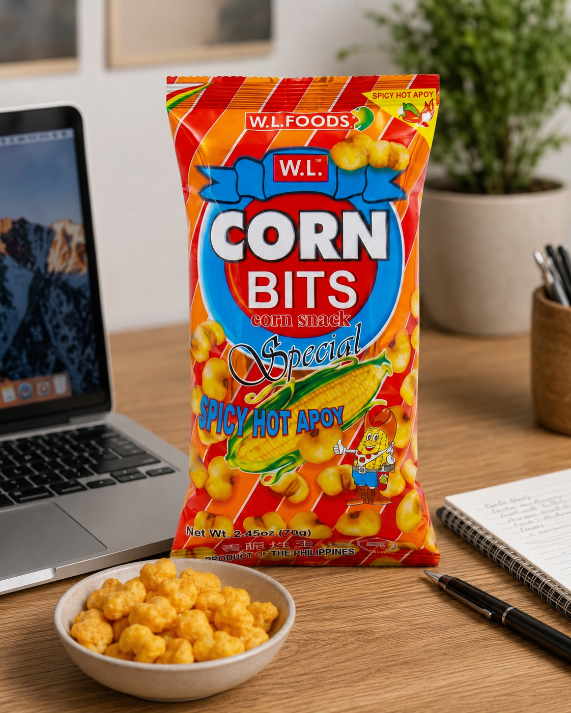 Corn Bits Spicy Hot Apoy