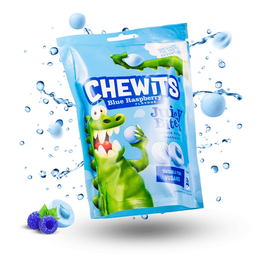 Chewits Juicy Bites Blue Raspberry