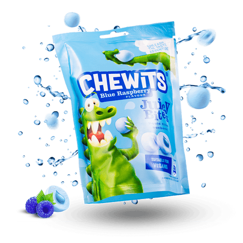 Chewits Juicy Bites Blue Raspberry