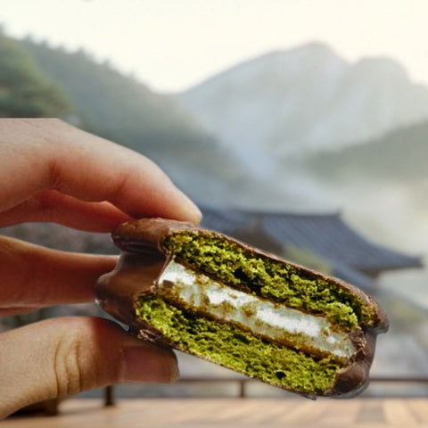 Lotte Choco Pie Green Tea