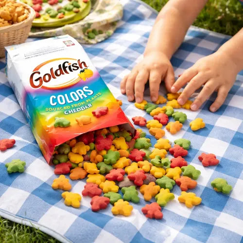 Goldfish Crackers Colors Cheddar Big