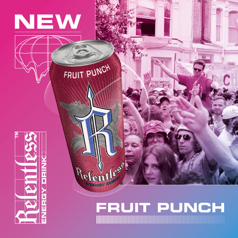 Relentless Fruit Punch Energy Drink