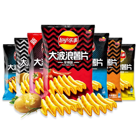 Lay’s Big Wave Spicy Strip Batatas Fritas