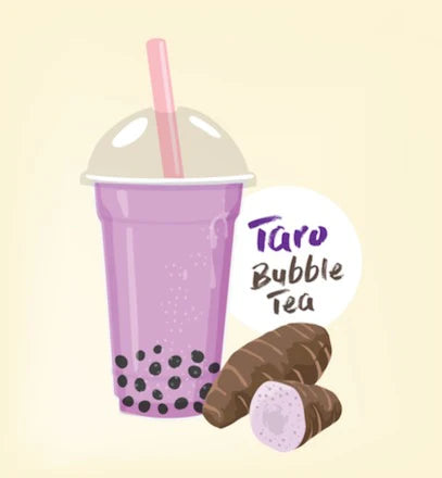 Boba Cat Tapioca Boba Bubble Tea (Taro MilkTea)