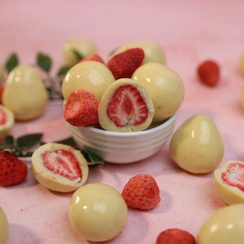 Freeze Dried Strawberry White Chocolate