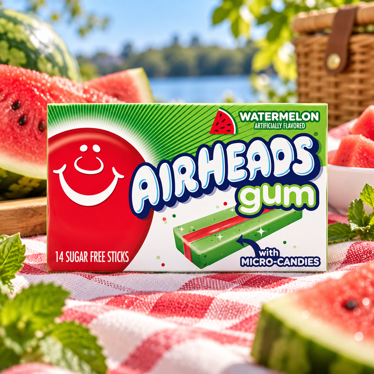 Airheads Gum Watermelon, foto 2