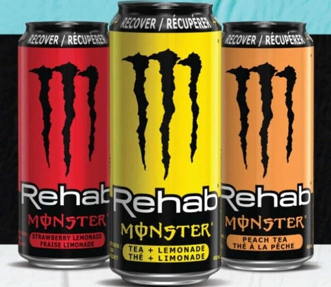 Monster Energy Rehab Tea + Lemonade Canada 458ml