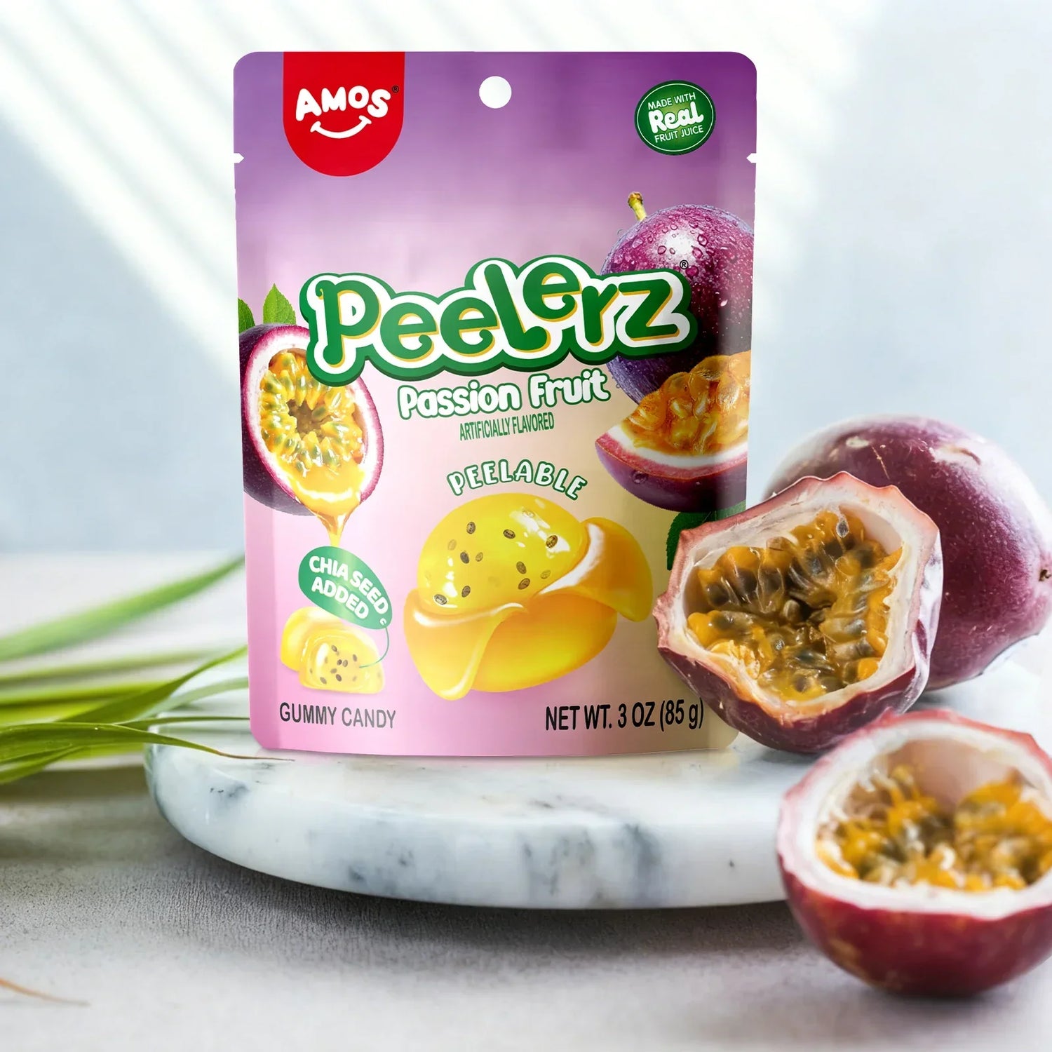 Amos Peelerz Gummy Passion Fruit