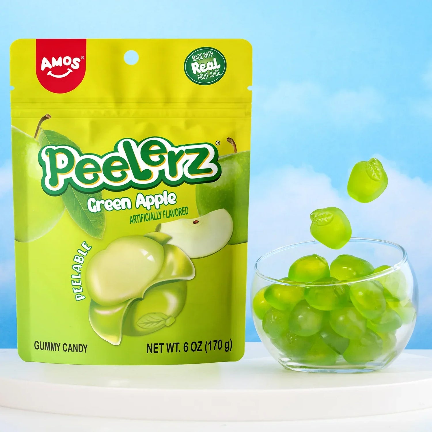 Amos Peelerz Gummy Apple