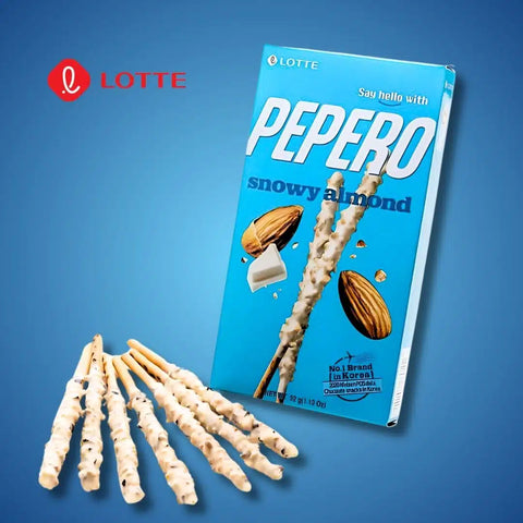 Lotte Pepero Snowy Almond