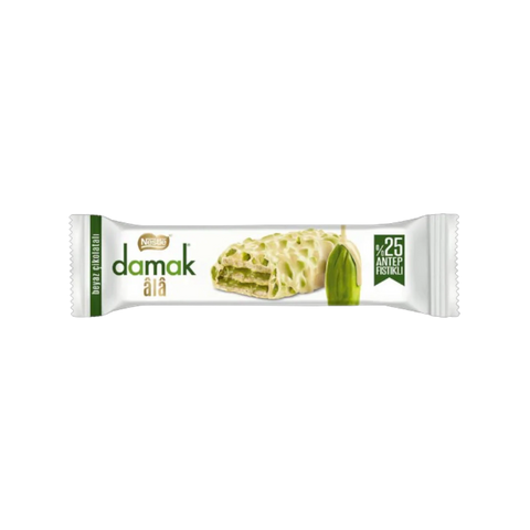 Nestle Damak Ala Wafer White Chocolate with Pistachio