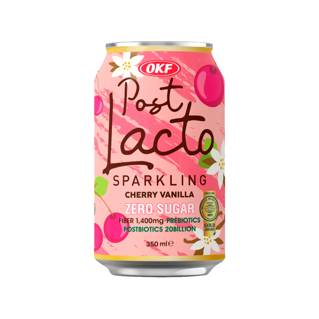 OKF PostLacto Zero Sugar Cherry Vanilla Sparkling