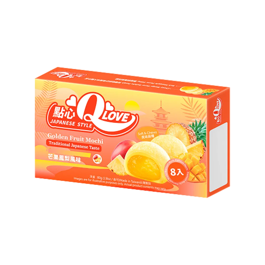 QLove Mochi Golden Fruit Premium Filling