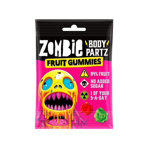 Zombie Body Partz Fruit Gummies 94% Fruta