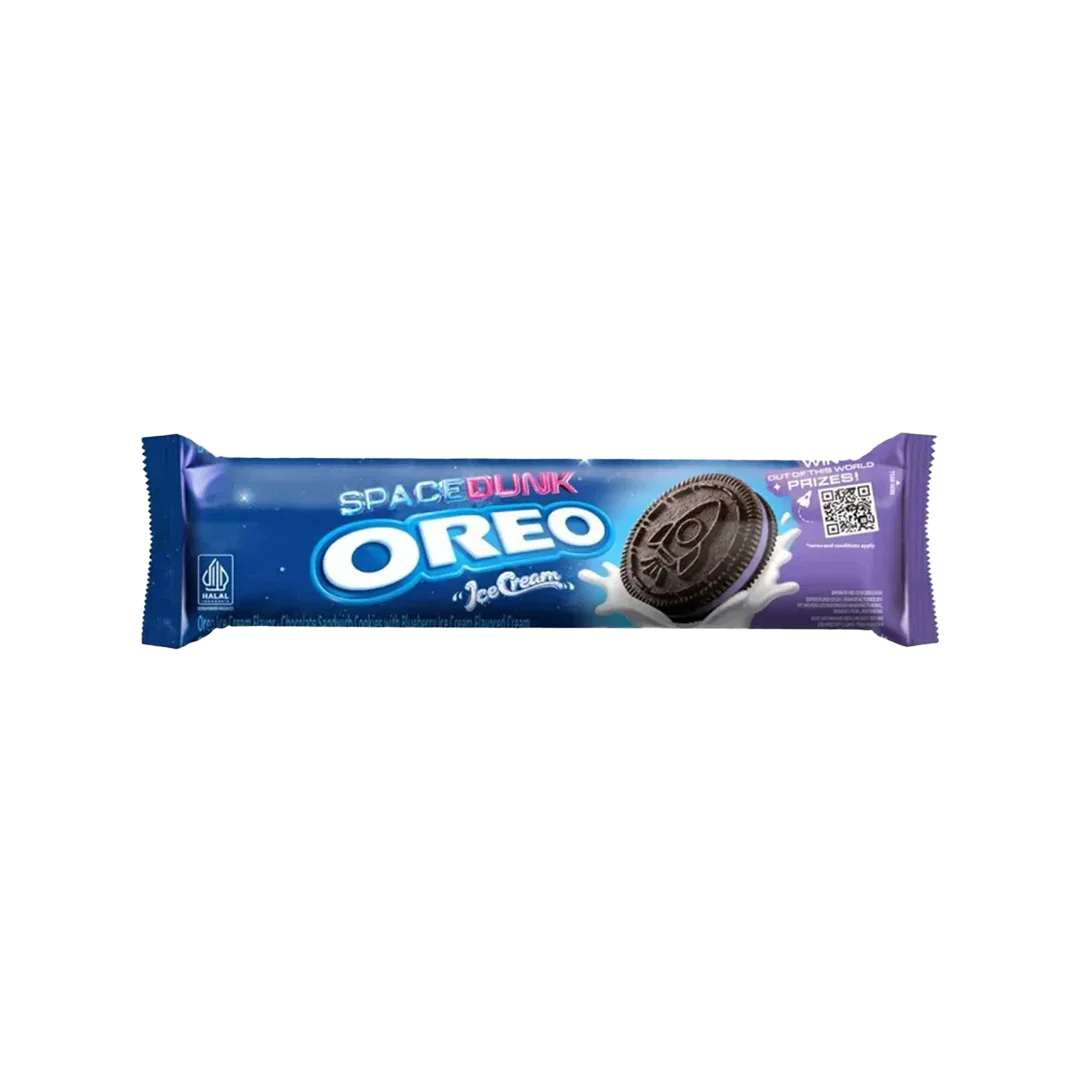 Oreo Blueberry Ice Cream