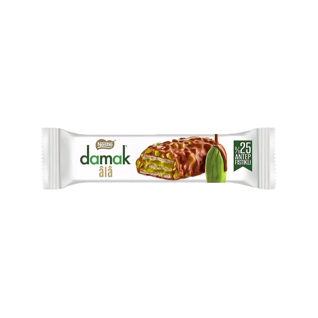Nestle Damak Ala Wafer Milk Chocolate with Pistachio