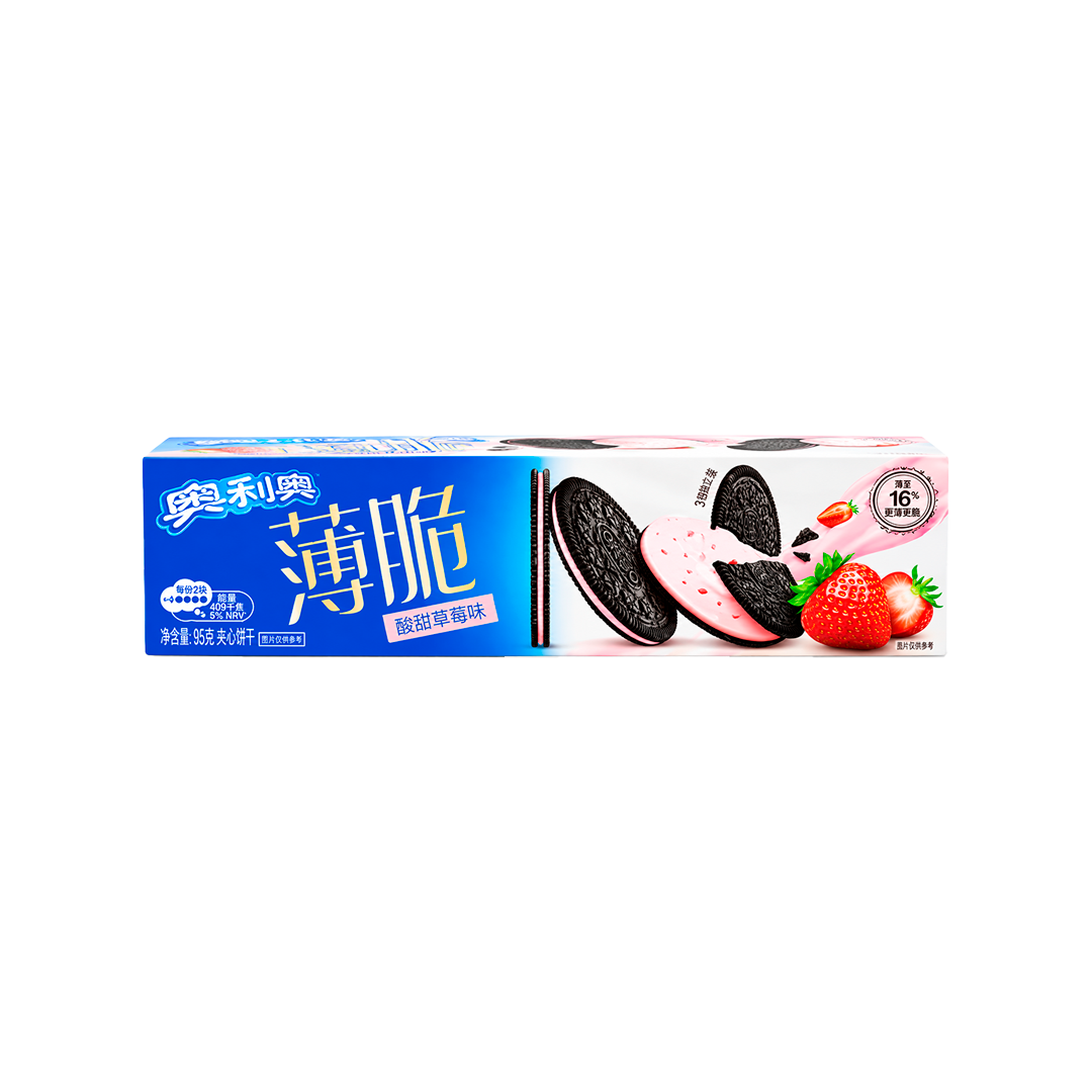 Oreo Thins Crispy Sweet And Sour Strawberry