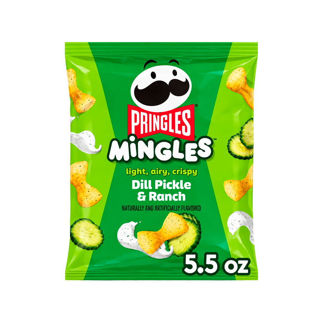Pringles Mingles Dill Pickle And Ranch Big, snack importado
