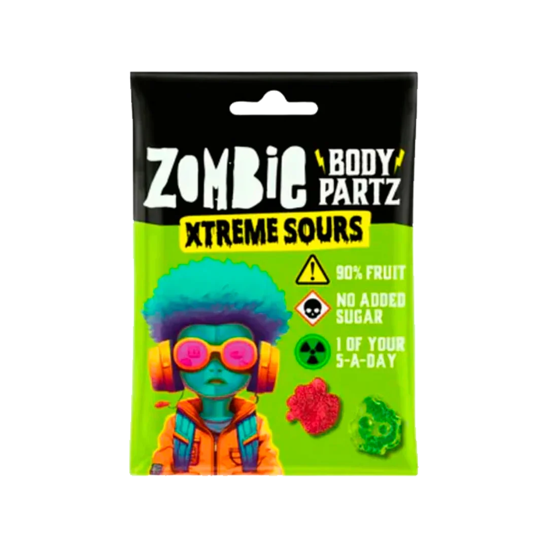 Zombie Body Partz Xtreme Sours 90% Fruta