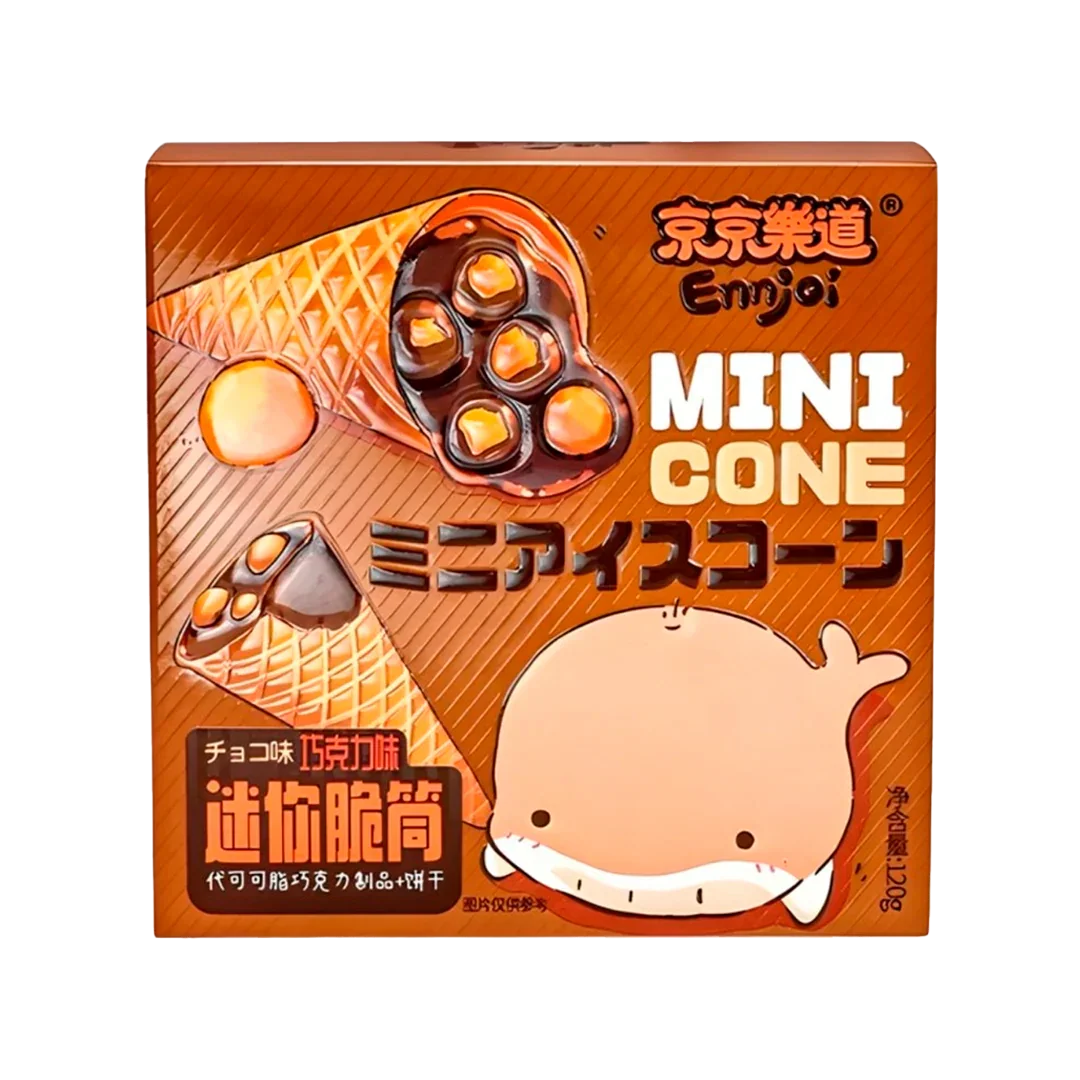 Ennjoi Chocolate Mini Cone Snack