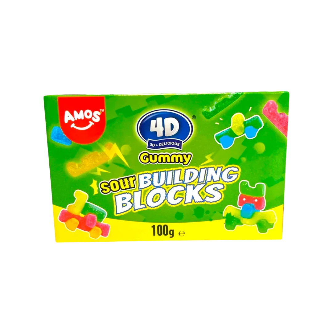 Amos 4D Gummy Sour Building Blocks
