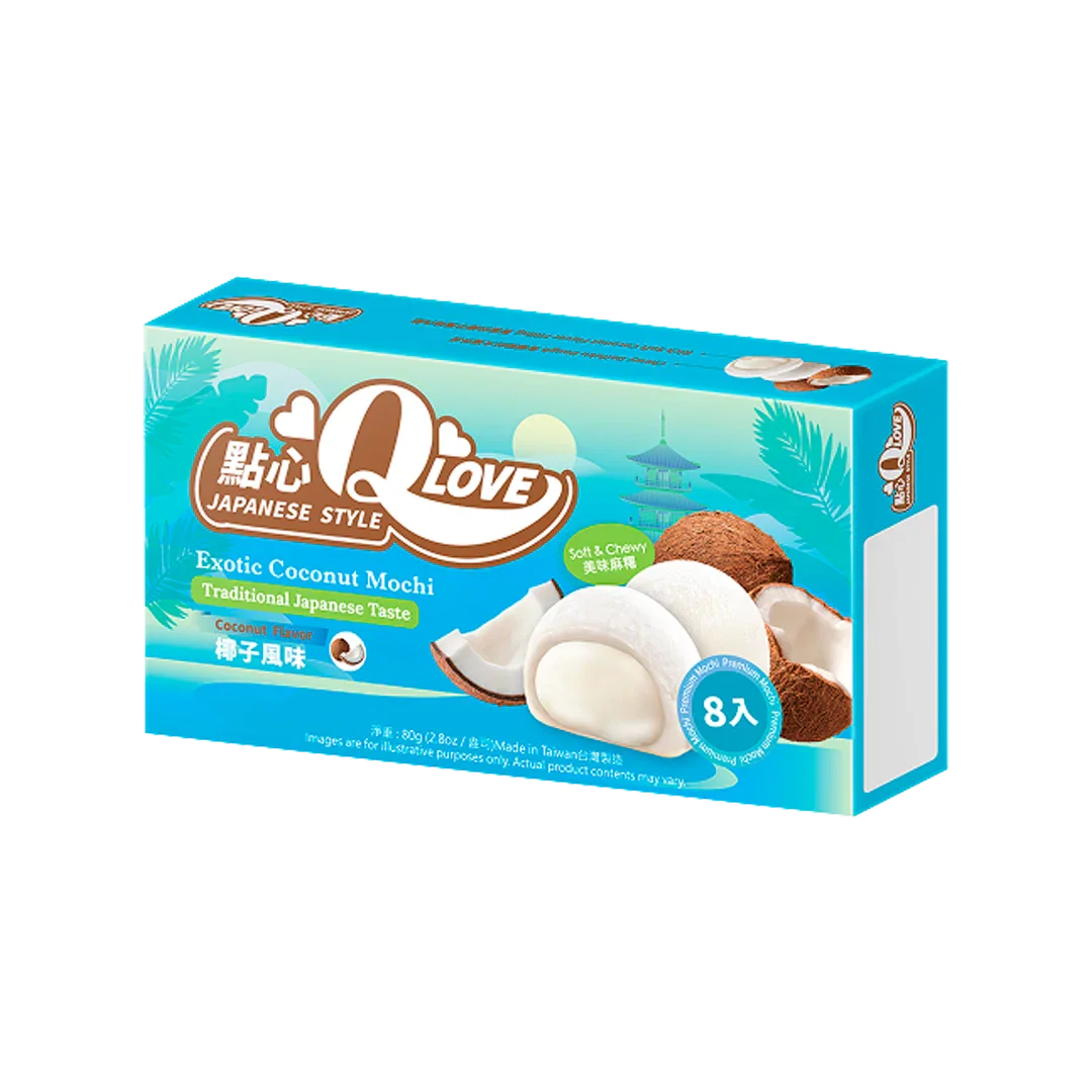 QLove Mochi Exotic Coconut Premium Filling